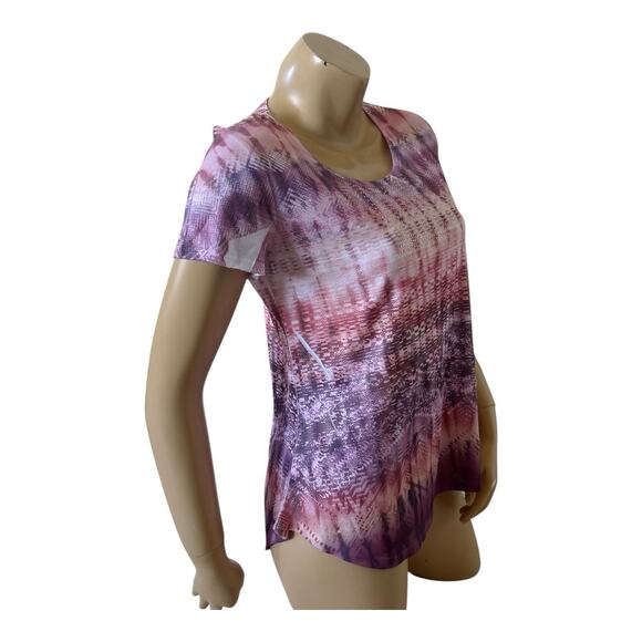 ONE WORLD Womens Size Small Short Sleeve Embellished Tribal Boho Print T Shirt - Picture 3 of 8